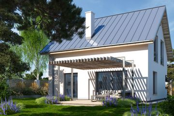  Projekt domu Guen 70 na 90 (WRR1132) - projekt domu parterowego z poddaszem - Zdjęcie 2