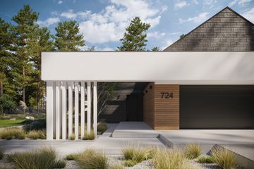  Projekt domu NewHouse 724 (KRZ1059) - projekt domu parterowego - Zdjęcie 4