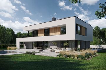  Projekt domu NewHouse 727 w1 (KRZ1060) - projekt domu z pełnym piętrem - Zdjęcie 13