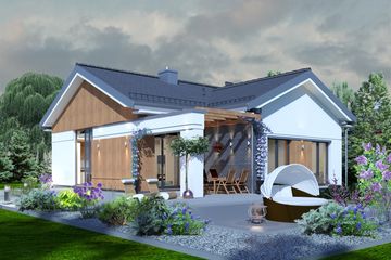  Projekt domu Domidea 1 w3 (WAC1115) - projekt domu parterowego - Zdjęcie 3