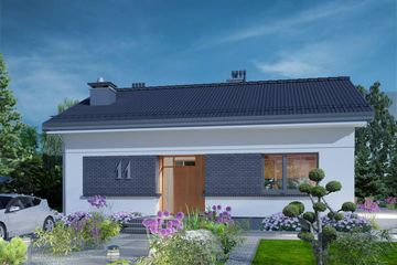  Projekt domu Domidea 1 w3 (WAC1115) - projekt domu parterowego - Zdjęcie 2