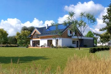  Projekt domu Piko (BSA2331) - projekt domu parterowego z poddaszem - Zdjęcie 5