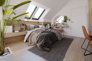  Projekt domu Mona (BSE1225) - projekt domu parterowego z poddaszem - Zdjęcie 12