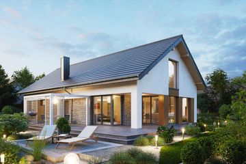  Projekt domu Domena 139 C1 (WRW1374) - projekt domu parterowego - Zdjęcie 2