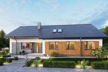  Projekt domu Domena 139 C1 (WRW1374) - projekt domu parterowego - Zdjęcie 3