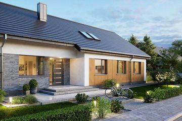  Projekt domu Domena 139 C1 (WRW1374) - projekt domu parterowego - Zdjęcie 4