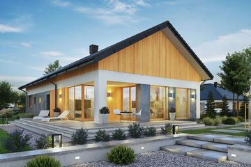  Projekt domu Domena 142 C (WRW1376) - projekt domu parterowego - Zdjęcie 2