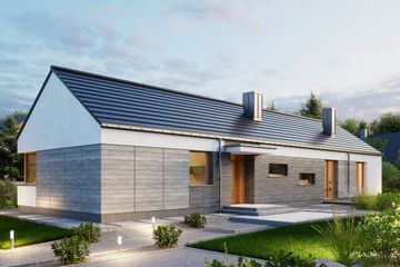  Projekt domu Domena 147 C (WRW1377) - projekt domu parterowego - Zdjęcie 1