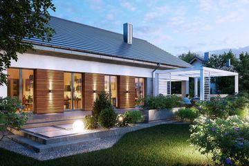  Projekt domu Domena 145 B1 (WRW1373) - projekt domu parterowego - Zdjęcie 4