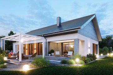  Projekt domu Domena 143 B (WRW1370) - projekt domu parterowego - Zdjęcie 2