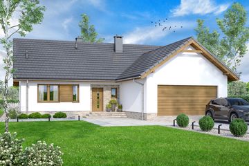 Projekt domu Mokka 6 s2 (WOF1189) - projekt domu parterowego - Zdjęcie 1