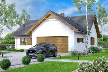  Projekt domu Mokka 6 s2 (WOF1189) - projekt domu parterowego - Zdjęcie 2