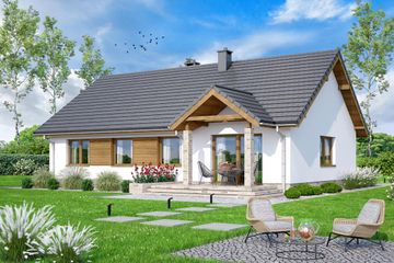  Projekt domu Mokka 6 s2 (WOF1189) - projekt domu parterowego - Zdjęcie 3