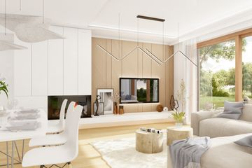  Projekt domu APS 346 wariant 3 (LUA1578) - projekt domu parterowego - Zdjęcie 7