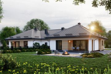  Projekt domu APS 093 wariant 3 dwulokalowy (LUA1579) - projekt domu parterowego - Zdjęcie 4