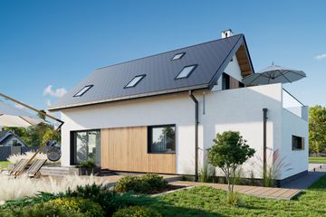  Projekt domu Dingo Beta (1823) (KRD2933) - projekt domu parterowego z poddaszem - Zdjęcie 4