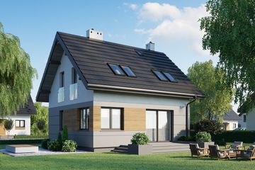  Projekt domu Liza Sol (1816) (KRD2932) - projekt domu parterowego z poddaszem - Zdjęcie 2