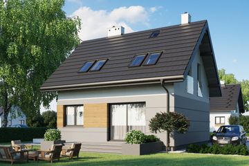  Projekt domu Liza Sol (1816) (KRD2932) - projekt domu parterowego z poddaszem - Zdjęcie 3