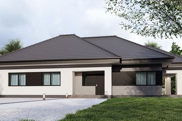  Projekt domu uA288 (WCB1437) - projekt domu parterowego - Zdjęcie 1