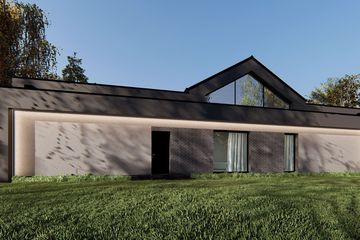  Projekt domu uA309 (WCB1438) - projekt domu parterowego z poddaszem - Zdjęcie 4