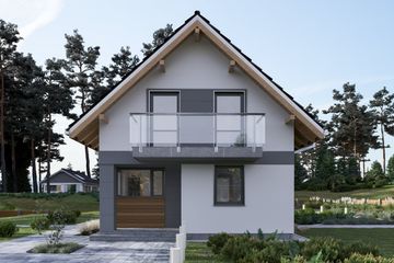  Projekt domu Mrówka Sol (1817) (KRD2937) - projekt domu parterowego z poddaszem - Zdjęcie 2
