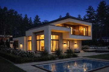  Projekt domu Kubiczny D30 wariant I (WWC1010) - projekt domu z pełnym piętrem - Zdjęcie 3