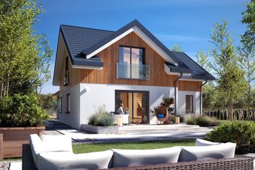  Projekt domu Kote 2 (BSA2338) - projekt domu parterowego z poddaszem - Zdjęcie 5