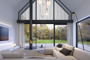  Projekt domu Efektowny 1 (WAW1157) - projekt domu parterowego z poddaszem - Zdjęcie 7