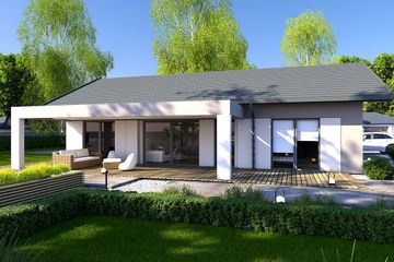  Projekt domu DomPasja 62 (BBE1053) - projekt domu parterowego - Zdjęcie 3