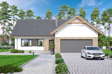  Projekt domu Mokka 18 (WOF1190) - projekt domu parterowego - Zdjęcie 3