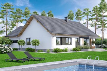  Projekt domu Mokka 18 (WOF1190) - projekt domu parterowego - Zdjęcie 4