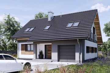  Projekt domu Skarbek Neo Sol (1819) (KRD2939) - projekt domu parterowego z poddaszem - Zdjęcie 3