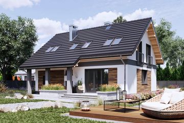  Projekt domu Skarbek Neo Sol (1819) (KRD2939) - projekt domu parterowego z poddaszem - Zdjęcie 6