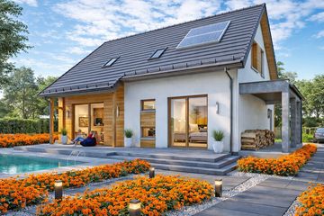 Projekt domu BW-36 wariant 19 (JGC1251) - projekt domu parterowego z poddaszem - Zdjęcie 3