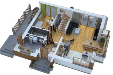  Projekt domu BW-36 wariant 19 (JGC1251) - projekt domu parterowego z poddaszem - Zdjęcie 4