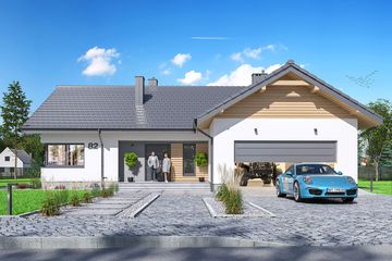  Projekt domu Tamara 5 (WOE1179) - projekt domu parterowego - Zdjęcie 2