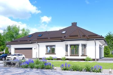  Projekt domu APS 180+2G (LUA1581) - projekt domu parterowego - Zdjęcie 1