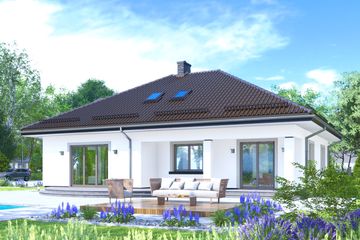  Projekt domu APS 180+2G (LUA1581) - projekt domu parterowego - Zdjęcie 2