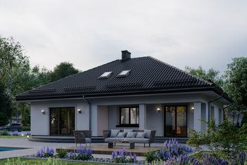  Projekt domu APS 180+2G (LUA1581) - projekt domu parterowego - Zdjęcie 4