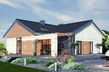  Projekt domu Domidea 1 w4 (WAC1116) - projekt domu parterowego - Zdjęcie 2