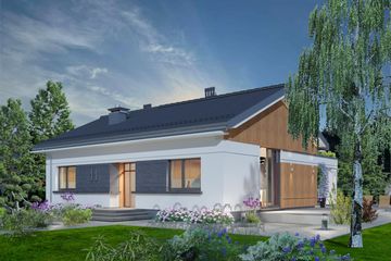  Projekt domu Domidea 1 w4 (WAC1116) - projekt domu parterowego - Zdjęcie 4