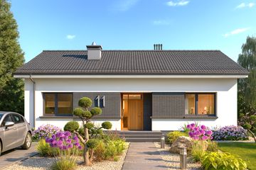  Projekt domu Domidea 1 w4 (WAC1116) - projekt domu parterowego - Zdjęcie 1