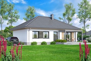  Projekt domu Mokka 17 4s (WOF1192) - projekt domu parterowego - Zdjęcie 4