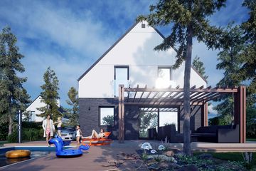  Projekt domu Daktyl II bez garażu [B] (WRF2370) - projekt domu parterowego z poddaszem - Zdjęcie 4