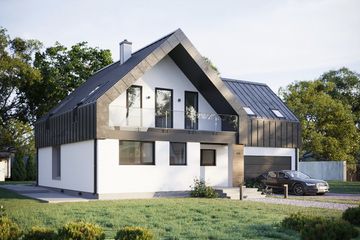  Projekt domu Zyga Sol (1820) (KRD2942) - projekt domu parterowego z poddaszem - Zdjęcie 3