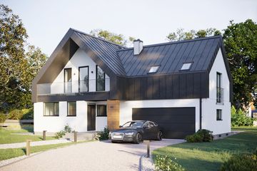  Projekt domu Zyga Sol (1820) (KRD2942) - projekt domu parterowego z poddaszem - Zdjęcie 5