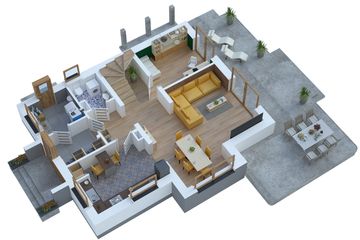  Projekt domu BW-27 wariant 4 (JGC1252) - projekt domu parterowego z poddaszem - Zdjęcie 4