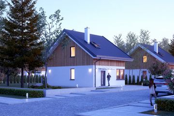  Projekt domu Kote (BSA2332) - projekt domu parterowego z poddaszem - Zdjęcie 3