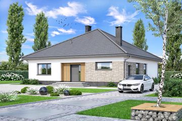  Projekt domu Aloes 4 (WOF1195) - projekt domu parterowego - Zdjęcie 3