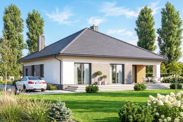  Projekt domu Aloes 4 (WOF1195) - projekt domu parterowego - Zdjęcie 3